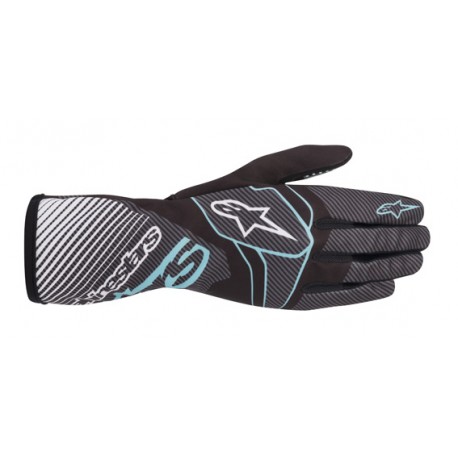 GUANTES ALPINESTARS NIÑO TECH 1K RACE V2-S CARBON
